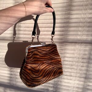 Tiger print bag